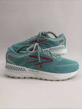 Brooks Ariel GTS 23 Athletic Shoes Nile Blue Bittersweet Women's US 10.5 D Wide